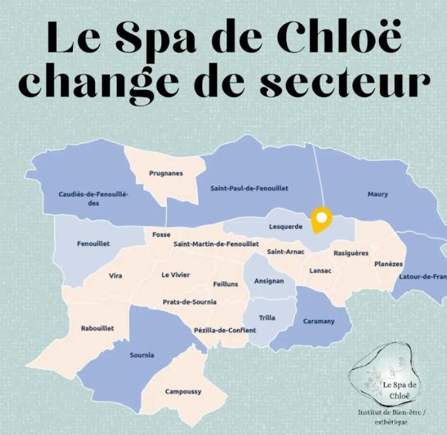 Chloë dans son spa